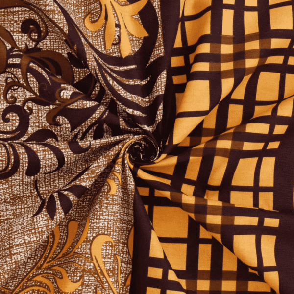 Crystal Cotton 3pc Bedsheet - Woody - Image 2