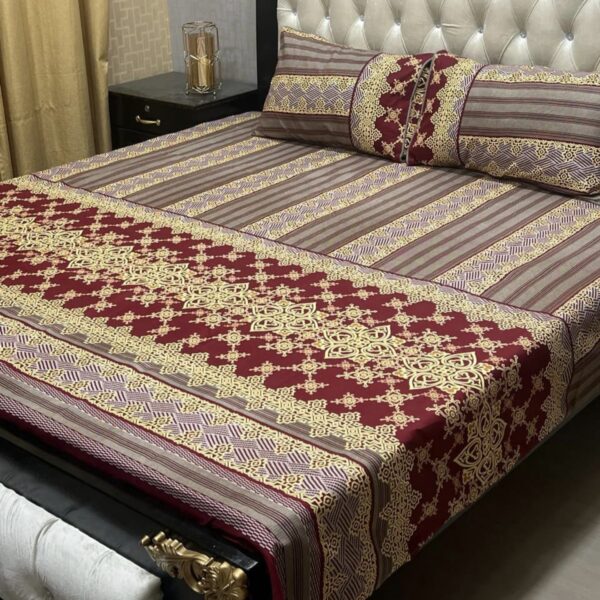 Crystal Cotton 3pc Bedsheet